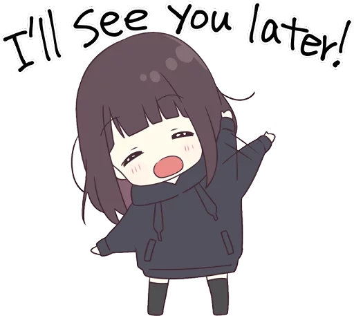 Sticker Menhera-chan. SD ENG :: @line_stickers - 7