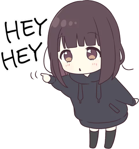 Sticker Menhera-chan. SD ENG :: @line_stickers - 2
