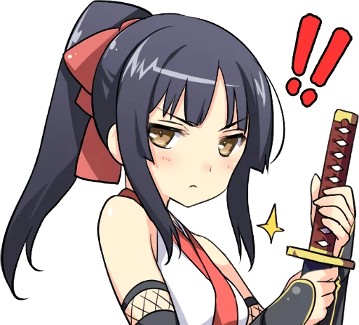 Sticker Ninja Girlfriend :: @line_stickers - 11
