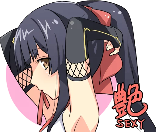 Sticker Ninja Girlfriend :: @line_stickers - 4