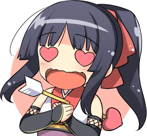 Sticker Ninja Girlfriend :: @line_stickers - 3