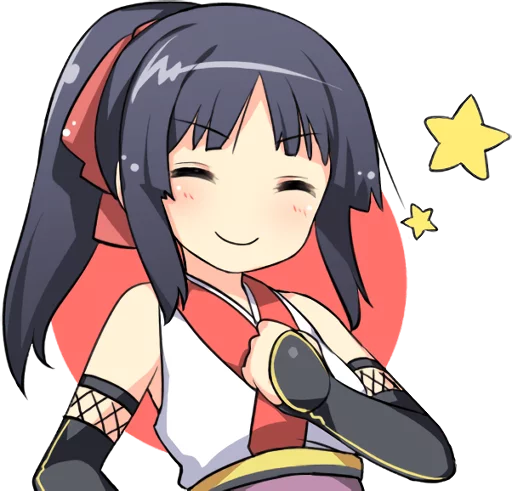 Sticker Ninja Girlfriend :: @line_stickers - 2