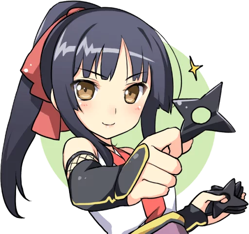 Ninja Girlfriend :: @line_stickers - 