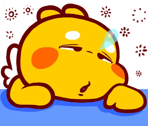 Стикер LINE_QooBee_Agapi - 1