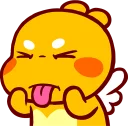Sticker QooBee Agapi :: @line_stickers - 10