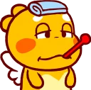 Sticker QooBee Agapi :: @line_stickers - 11
