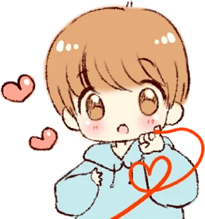 Sticker Sticker of a boy and a girl :: @line_stickers - 8