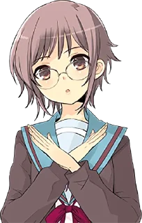 Sticker The Melancholy of Haruhi Suzumiya :: @line_stickers - 3