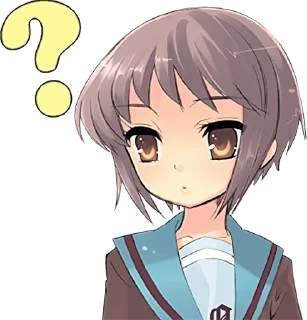 Sticker The Melancholy of Haruhi Suzumiya :: @line_stickers - 6