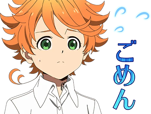 Стикер THE PROMISED NEVERLAND Voice Stickers :: @line_stickers - 5