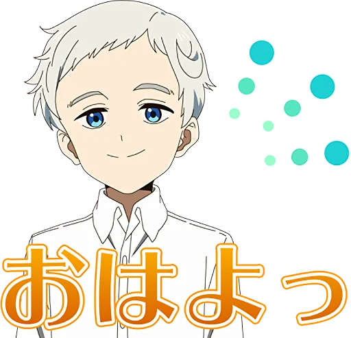 Стикер THE PROMISED NEVERLAND Voice Stickers :: @line_stickers - 3