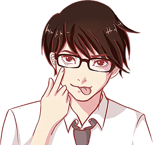 Sticker LINE_That_One_Guy_With_Glasses - 1