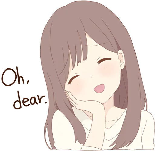 Warm Lady ENG :: @line_stickers - anime
