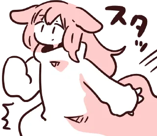 Стикер fuwafuwa everyday :: @line_stickers - 3