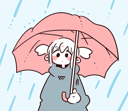 Стикер fuwafuwa na onnanoko :: @line_stickers - 5