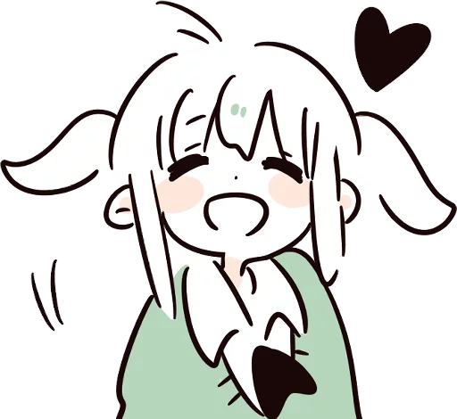 Стикер fuwafuwa na onnanoko :: @line_stickers - 4
