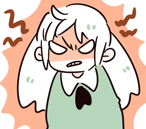 Стикер fuwafuwa na onnanoko :: @line_stickers - 3