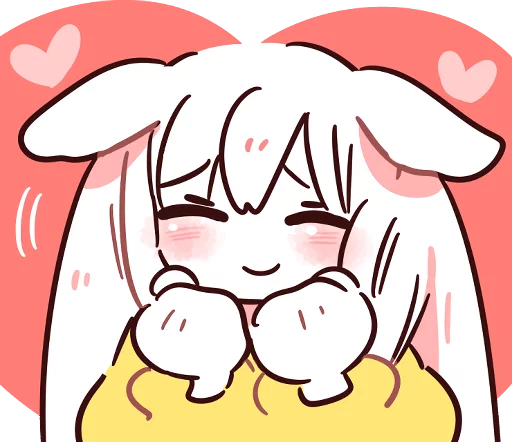 Стикер fuwafuwa na onnanoko :: @line_stickers - 0