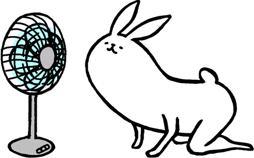 sketch drawing rabbit