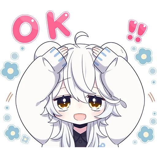 Стикер LOVELY_POLAR_BEAR_BOY_NYASTICKS - 1