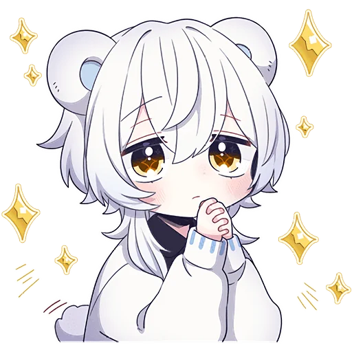Sticker LOVELY_POLAR_BEAR_BOY_NYASTICKS - 1