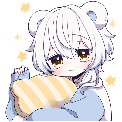 Sticker LOVELY_POLAR_BEAR_BOY_NYASTICKS - 1