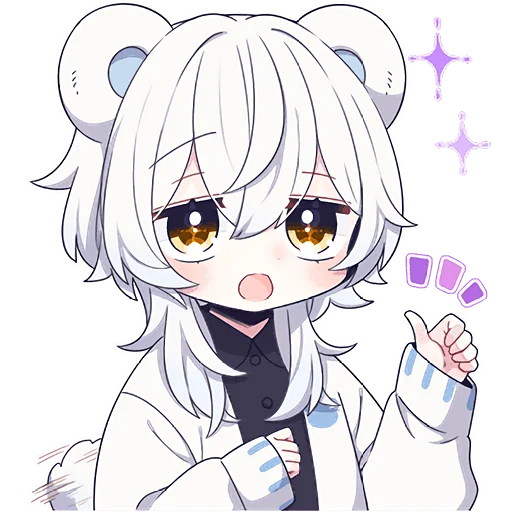 Sticker LOVELY_POLAR_BEAR_BOY_NYASTICKS - 1
