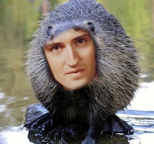 человеческое лицо на открытом воздухе Вода