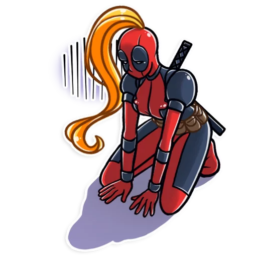 Sticker Lady Deadpool - 11