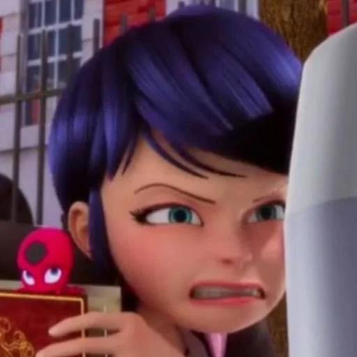 человеческое лицо мультфильм чёлка