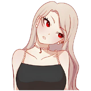 Стикер Леди-тян @nyasticks - 10