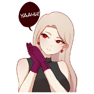 Стикер Леди-тян @nyasticks - 6