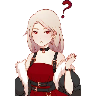 Стикер Леди-тян @nyasticks - 9