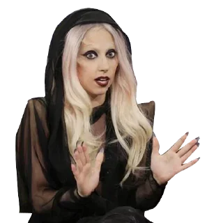 Sticker Lady Gaga - 1