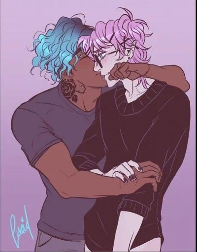 human face kiss clothing