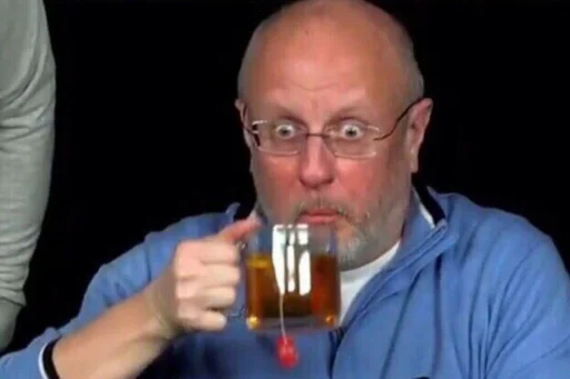 person human face drink