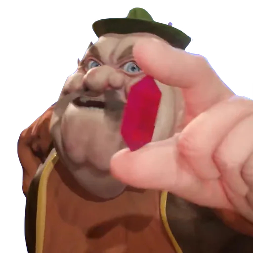 person cartoon finger