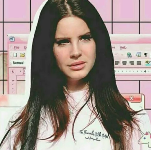 Стикер @LanaDelReyBR reactions - 8