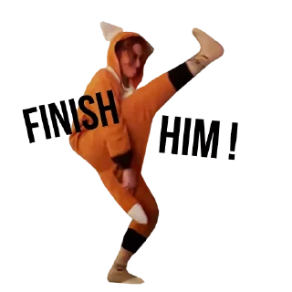 Стикер блэк фокс - 5