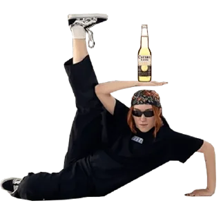 Стикер блэк фокс - 4