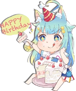 Sticker Lanmewko by @anime_stickerr - 5