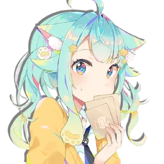 Sticker Lanmewko by @anime_stickerr - 0