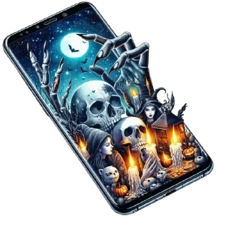 Стикер @lavka_emoji Halloween - 3