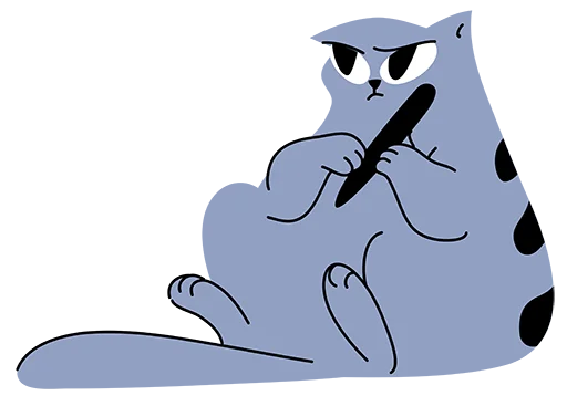 Стикер Lazuritcat - 1