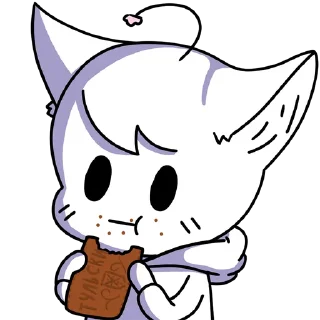 Стикер Фёдор ленивый песец - 2