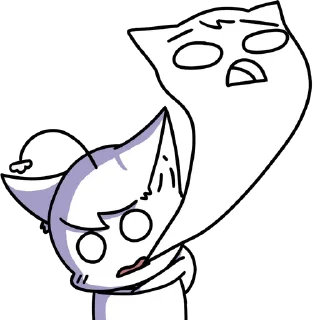 Стикер Фёдор ленивый песец - 6