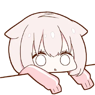 Sticker Ленивая Мининэко @Nyasticks - 10