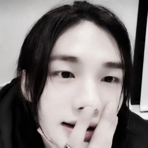 person human face lip