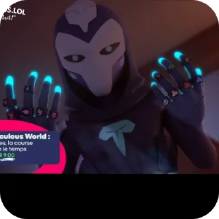 Sticker Леди баг, на краю времени. - 9