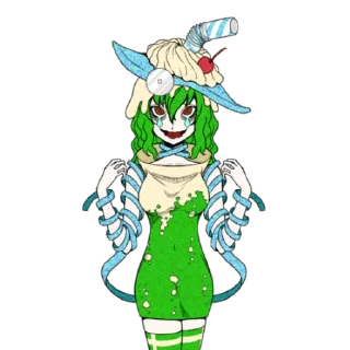 Стикер Леди Газировка - 7